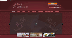 Desktop Screenshot of motellacheminee.com